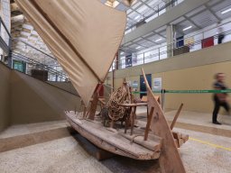 Jangada de Madeira de Piúba (Acervo Museu do Ceará)